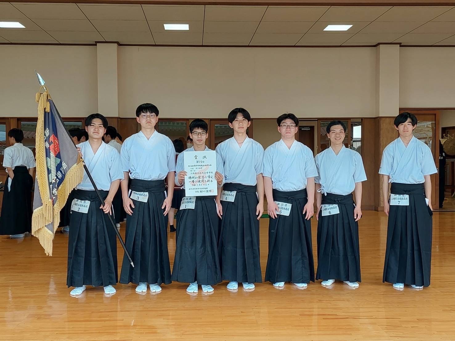 県総体 男子団体 予選の様子